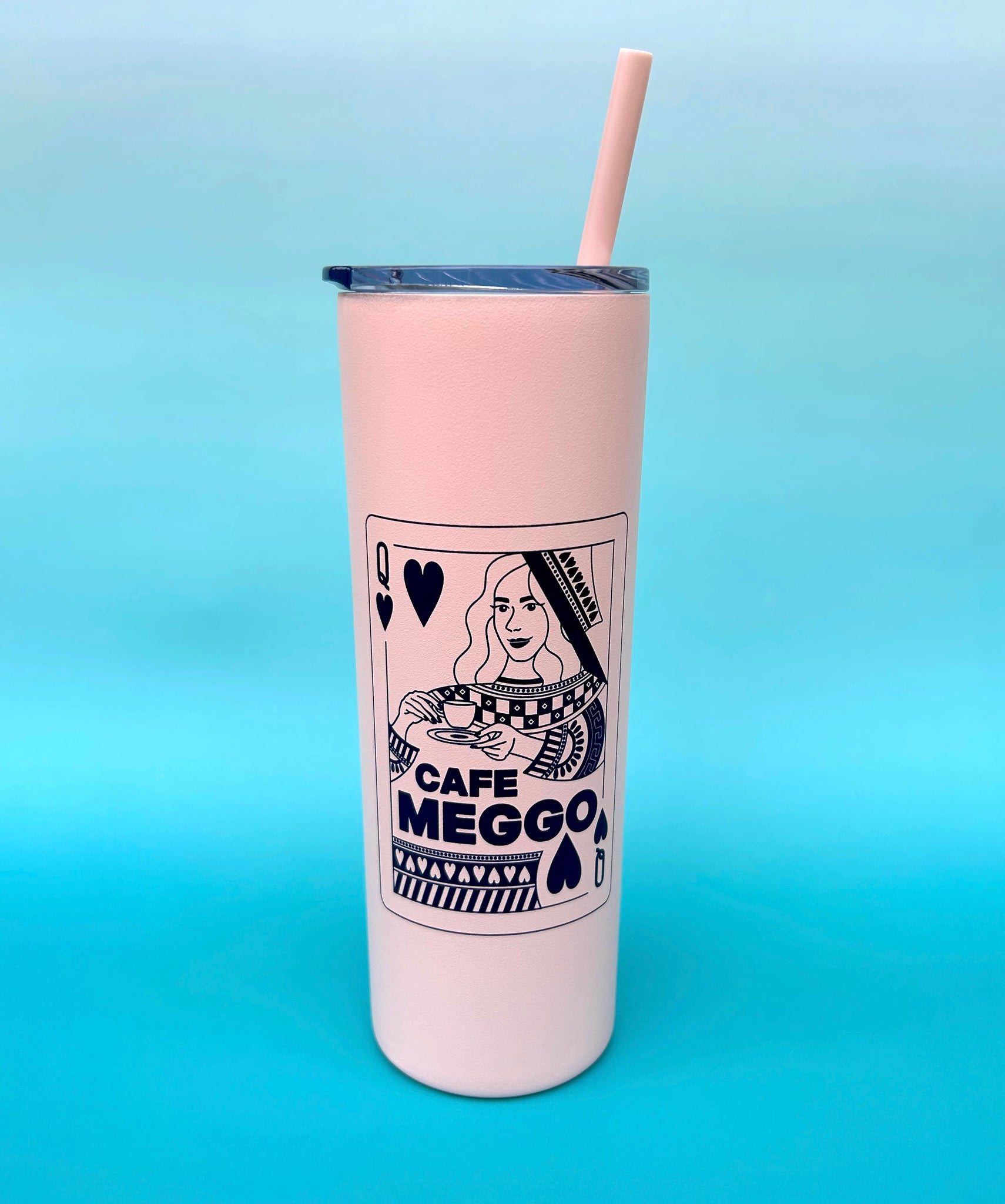 Cafe Meggo Queen Logo Tumbler